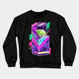 Neon Retro Arcade Machine Crewneck Sweatshirt